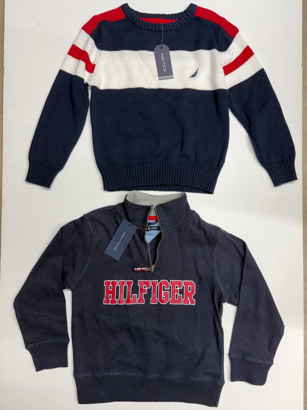NEW Tommy Hilfiger Nautica toddler size 5 preppy long sleeve sweater sweatshirt